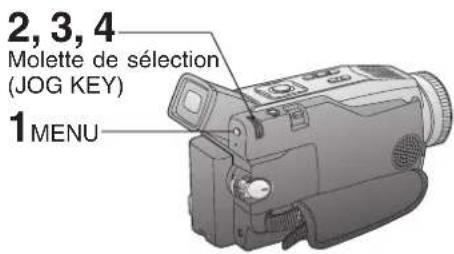 PANASONIC PVDV102 - Réglage de la date et de l'heure - 1
