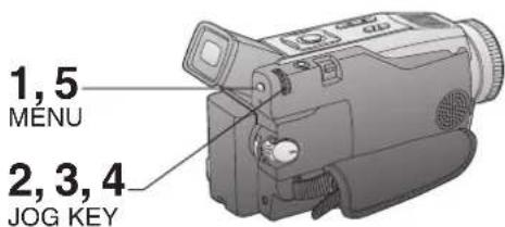 PANASONIC PVDV102 - To adjust the LCD/EVF BRIGHTNESS or COLOR - 1