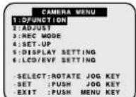 PANASONIC PVDV102 - [CAMERA MENU] - 1