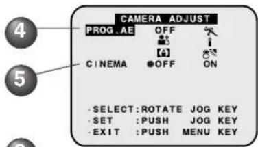 PANASONIC PVDV102 - Camera Mode Menu Screen - 2