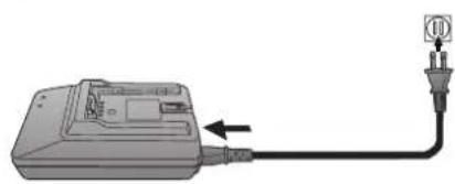 PANASONIC PVDV102 - Charge the Battery Pack on the AC Adaptor - 1