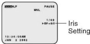 PANASONIC PVDV102 - Adjusting the Iris Manually - 3
