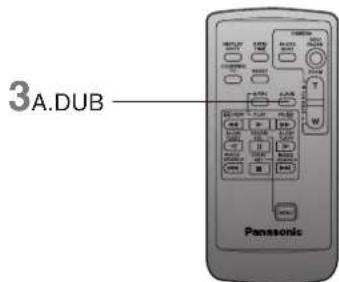 PANASONIC PVDV102 - Audio Dubbing using the Built-in Microphone - 4