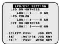 PANASONIC PVDV102 - To adjust the LCD/EVF BRIGHTNESS or COLOR - 2