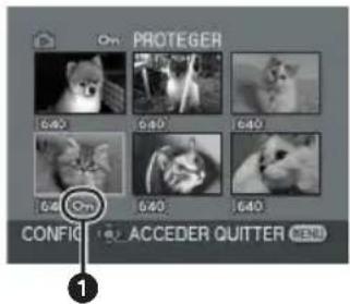 PANASONIC NVGS70 - Protection des fichiers sur une carte - 1