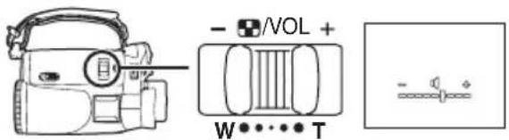PANASONIC NVGS70 - Pour régler le volume - 1