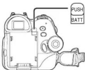 PANASONIC NVGS70 - Entnehmen des Akkus - 1