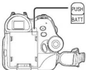 PANASONIC NVGS70 - Retrait de la batterie - 1