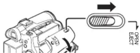 PANASONIC NVGS70 - Einlagen/Entnahmen einer Kassette - 1