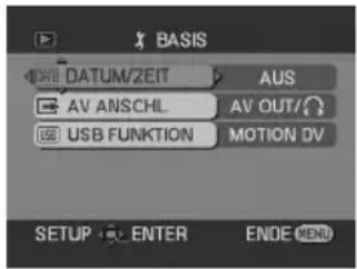 PANASONIC NVGS70 - [BANDWIEDERGABEMENU] - 1