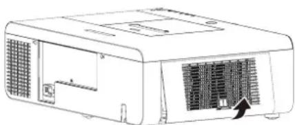 PANASONIC PTEZ570 - ■ Remplacement des filtres à air - 2