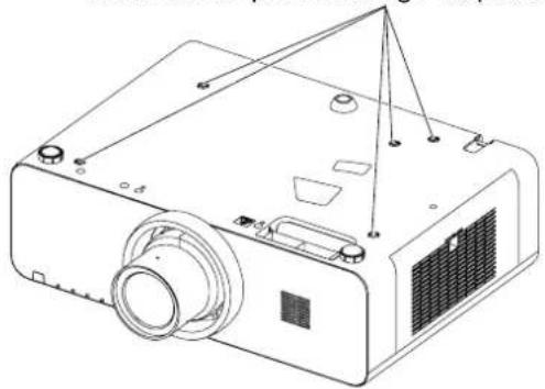 PANASONIC PTEZ570 - Précautions lors de l'installation des projecteurs - 1