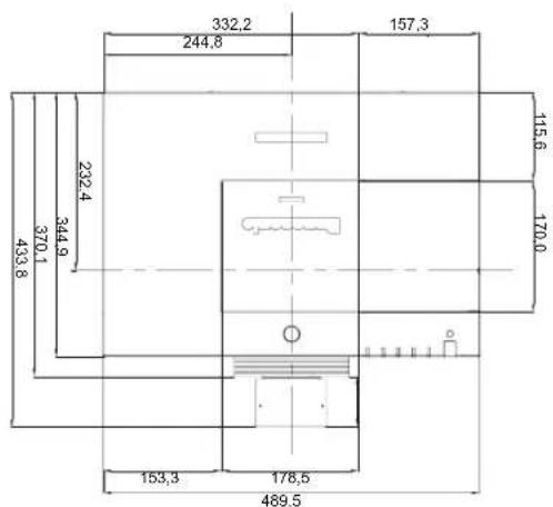 PANASONIC PTEZ570 - Dimensions - 3