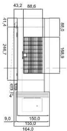 PANASONIC PTEZ570 - Dimensions - 2