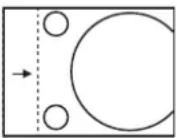 PANASONIC PTEZ570 - ■ Pour un réglage horizontal (vers la droite ou la gauche) - 1
