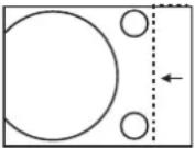 PANASONIC PTEZ570 - ■ Pour un réglage horizontal (vers la droite ou la gauche) - 2