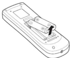 PANASONIC PTEX500 - Pour retirer les piles - 2