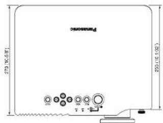 PANASONIC PTAE700E - Méthodes de calcul des dimensions de projection - 2