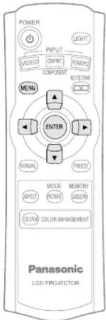 PANASONIC PTAE700E - Guide de fonctionnement de menu - 1