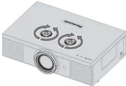 PANASONIC PTAE2000E - Positionnement de l'image - 1
