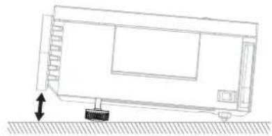 PANASONIC PTAE2000E - Système de réglage des pieds avant et angle de projection - 2