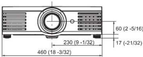 PANASONIC PTAE2000E - Dimensions - 2