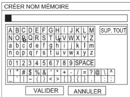 PANASONIC PTAE2000E - SAUVEGARDE DE MEMOIRE - 1