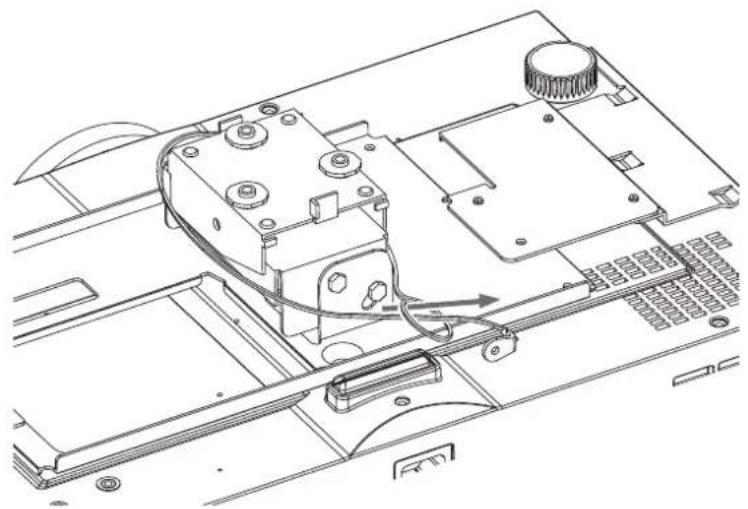 PANASONIC PTAE2000E - Installation du cable de sureté - 1