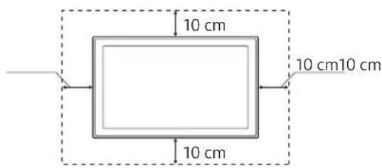 SAMSUNG UE75NU8005T - Ausreichende Belüftung Ihres Geräts - 2