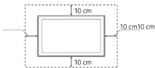 SAMSUNG UE65NU8005T - Television ilmankierron takaaminen - 2