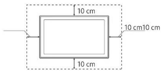 SAMSUNG UE65NU8005T - Tillhandahalla fullgod ventilation for din TV - 2