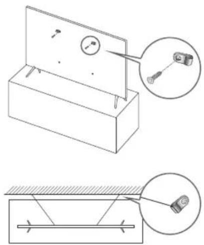 SAMSUNG UE65NU8005T - Preventing the TV from falling - 2