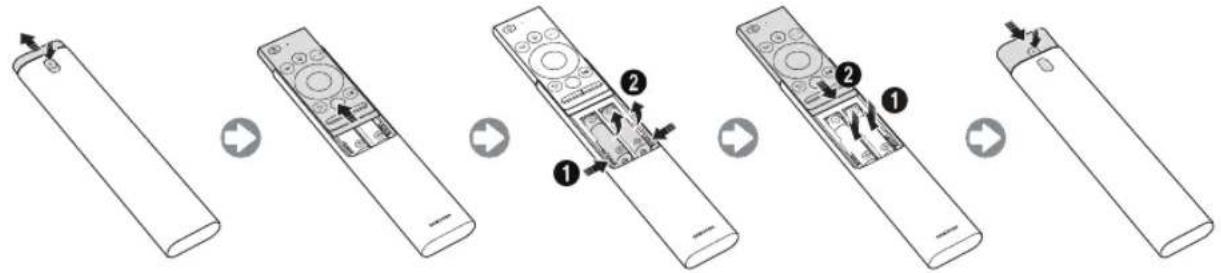SAMSUNG UE65NU8045T - Sette i batterier i Samsung-smartkontroll - 1