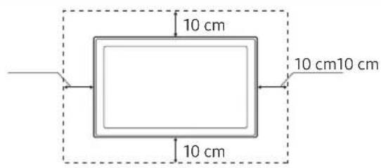 SAMSUNG UE65NU7475U - Ausreichende Belüftung Ihres Geräts - 2