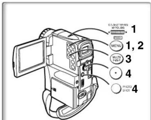 PANASONIC PVVM202 - Mode mixage: - 2
