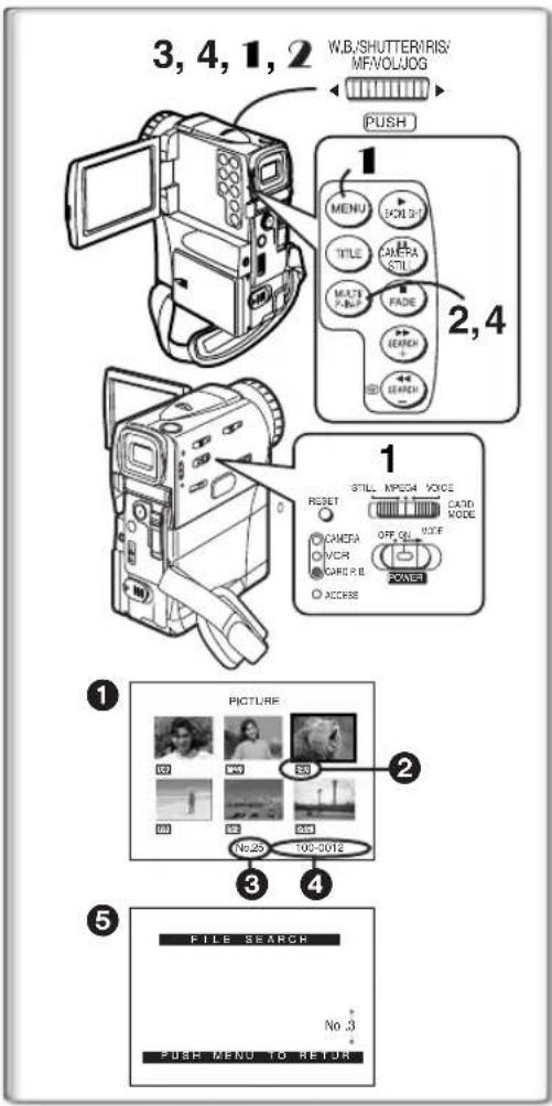 PANASONIC PVVM202 - Playing back Voice - 1