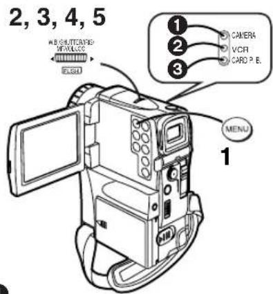 PANASONIC PVVM202 - Adjusting Brightness and Color Level - 1