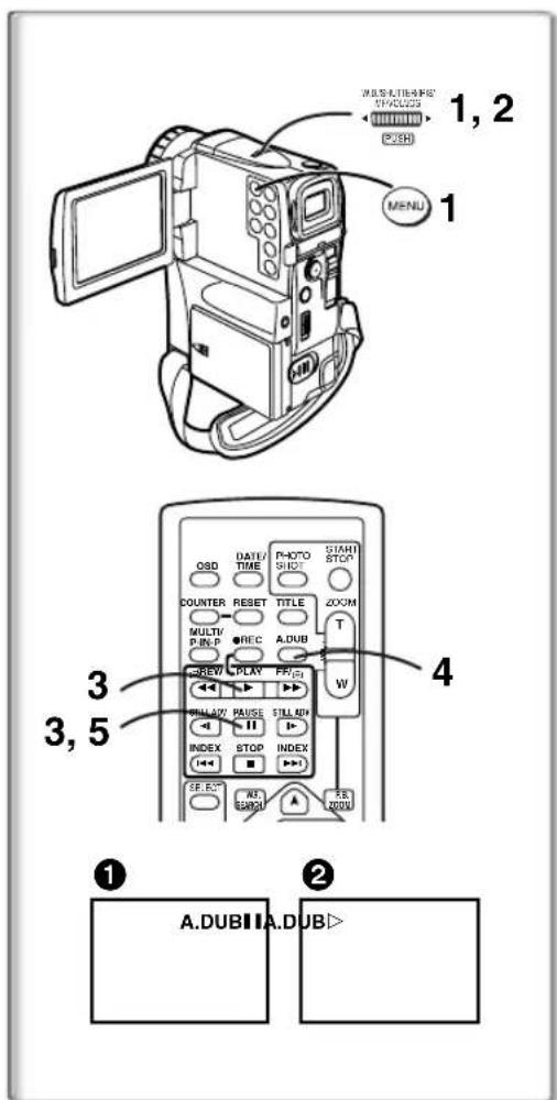 PANASONIC PVVM202 - Appuyer sur la touche index [←] ou [▶] ④ de la télécommande. - 2