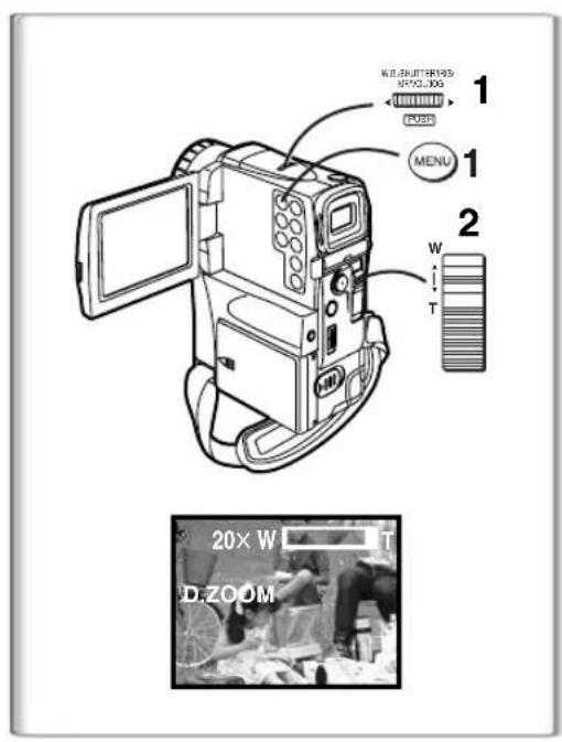 PANASONIC PVVM202 - Taking Close-up Shots of Small Subjects (Macro Close-up Function) - 1