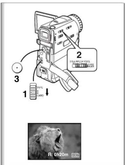 PANASONIC PVVM202 - To reduce the "red eye" phenomenon in your pictures (Red Eye Reduction) - 3