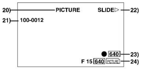 PANASONIC PVDC352 - 10) Indication date/heure ( 20,60) - 2