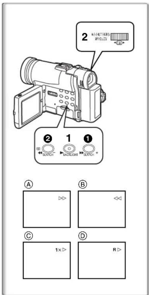 PANASONIC PVDC352 - Appuyer sur la touche d'enregistrement ou sur [PHOTO SHOT] pour enregistrer sur la cassette. - 2