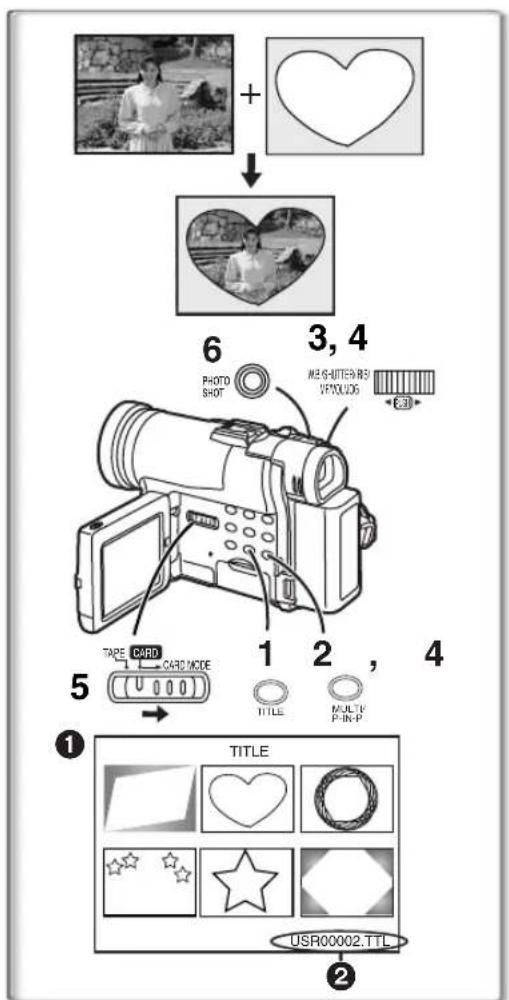 PANASONIC PVDC352 - Creating a Title - 1