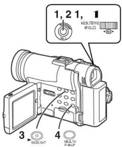 PANASONIC PVDC352 - Lecture en mode volet et mode mixage - 1