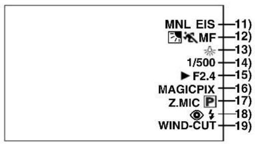 PANASONIC PVDC352 - 10) Indication date/heure ( 20,60) - 1