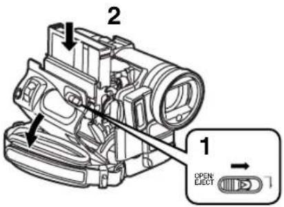 PANASONIC PVDC352 - Fixation de la bandoulière - 1