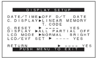 PANASONIC PVDC352 - Sous-menu [OTHER FUNCTIONS] - 3