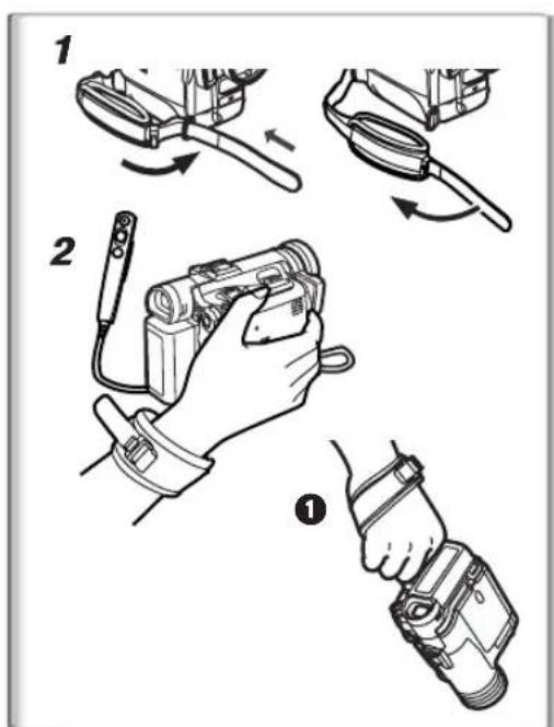 PANASONIC PVDC352 - Adjust the Grip Belt - 1