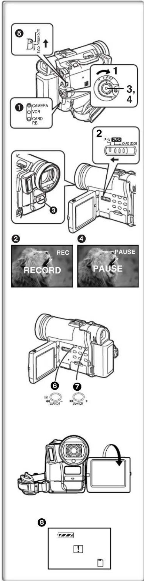 PANASONIC PVDC352 - Audio Recording Mode - 1