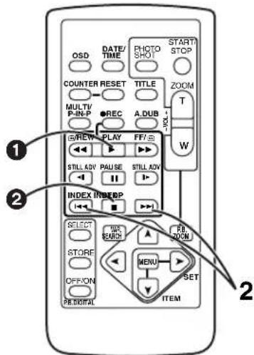 PANASONIC PVDC352 - Repérage de la fin de l'enregistrement - 2